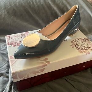 Grayish blue women’s shoes